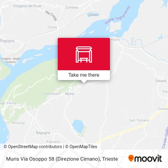 Muris Via Osoppo 58 (Direzione Cimano) map