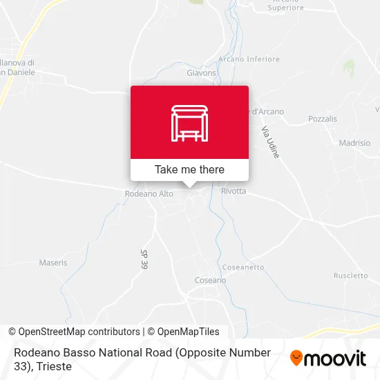 Rodeano Basso National Road (Opposite Number 33) map