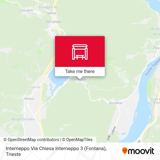 Interneppo Via Chiesa Interneppo 3 (Fontana) map