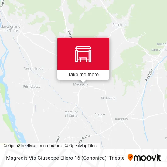 Magredis Via Giuseppe Ellero 16 (Canonica) map