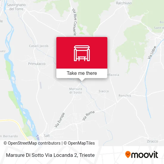 Marsure Di Sotto Via Locanda 2 map