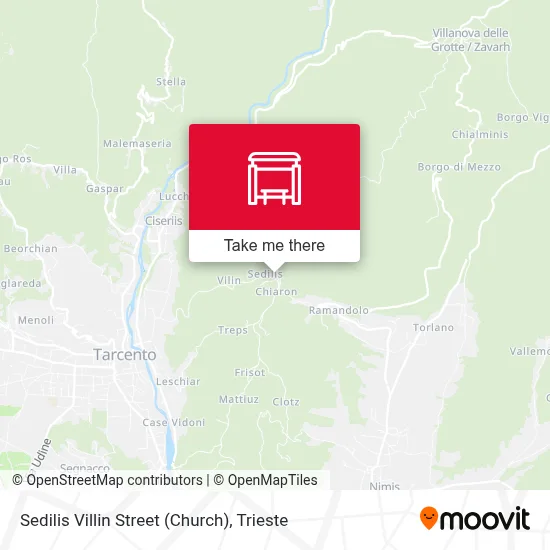 Sedilis Villin Street (Church) map