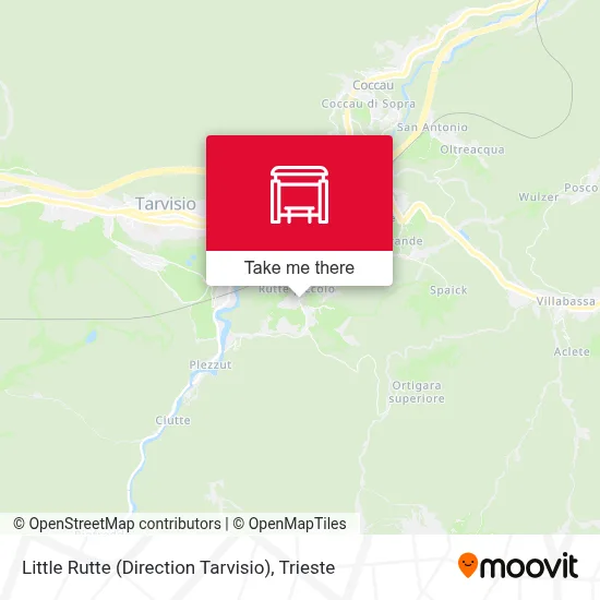 Little Rutte (Direction Tarvisio) map