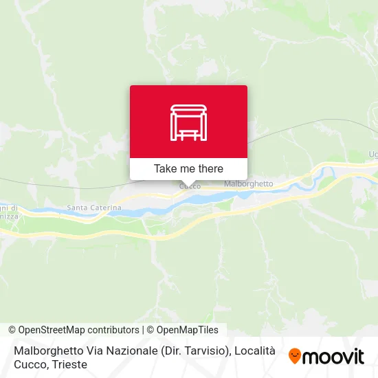 Malborghetto Via Nazionale (Dir. Tarvisio), Località Cucco map