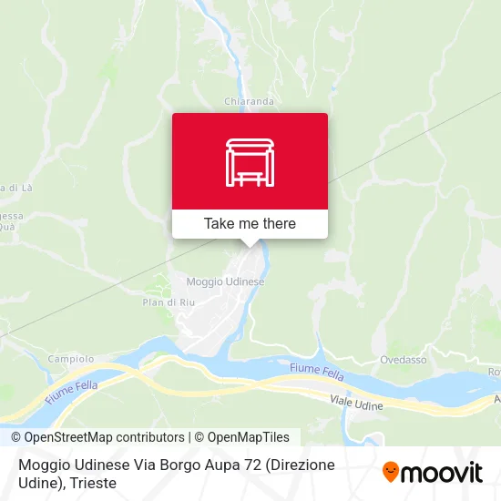 Moggio Udinese Via Borgo Aupa 72 (Direzione Udine) map