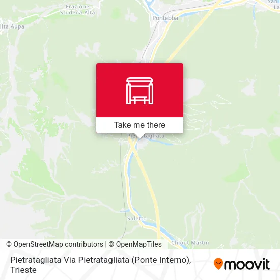 Pietratagliata Via Pietratagliata (Ponte Interno) map