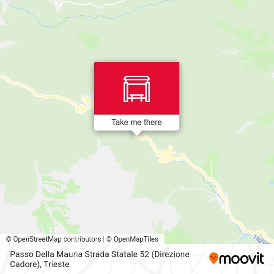 Passo Della Mauria Strada Statale 52 (Direzione Cadore) map