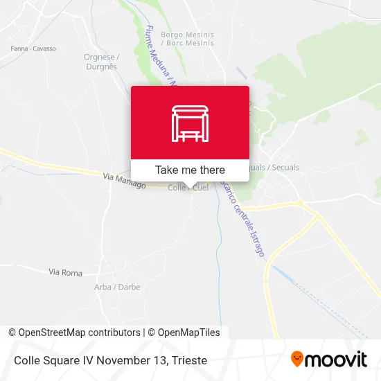 Colle Square IV November 13 map