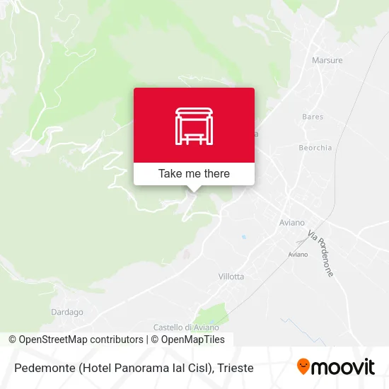 Pedemonte (Hotel Panorama Ial Cisl) map