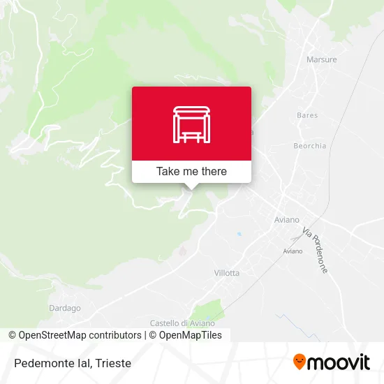 Pedemonte Ial map