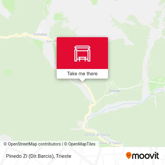 Pinedo Zi (Dir.Barcis) map