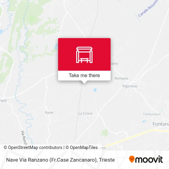 Nave Via Ranzano (Fr.Case Zancanaro) map