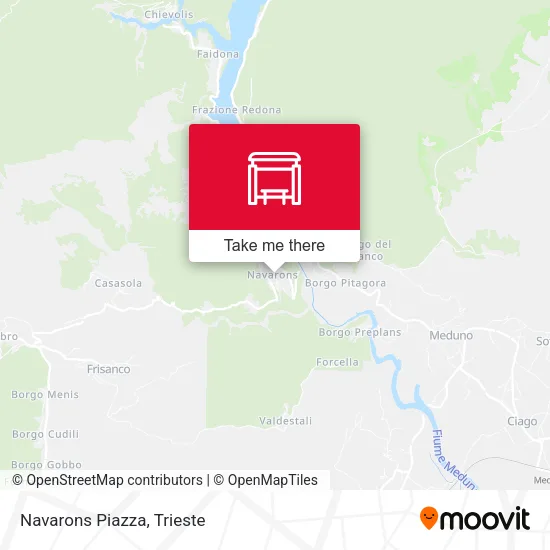 Navarons Piazza map