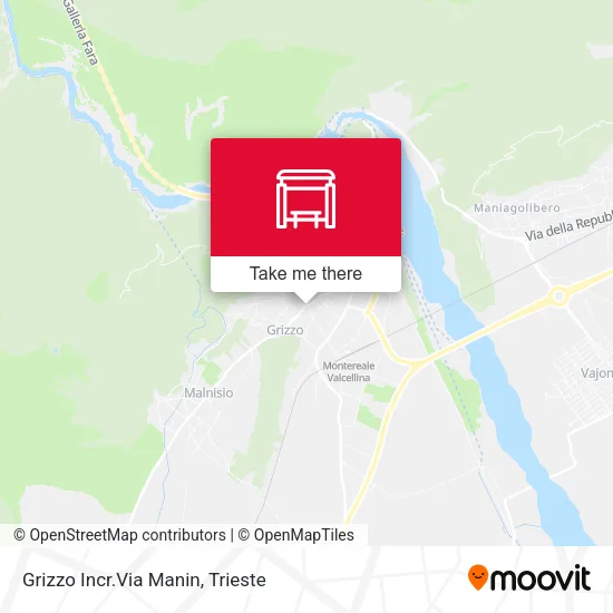 Grizzo Incr.Via Manin map