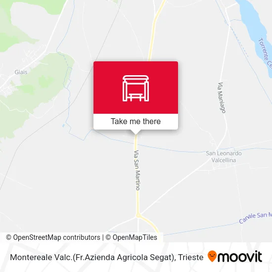 Montereale Valc.(Fr.Azienda Agricola Segat) map