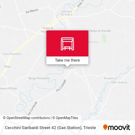 Cecchini Garibaldi Street 42 (Gas Station) map
