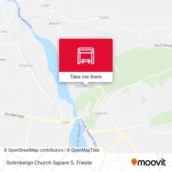 Solimbergo Church Square 5 map