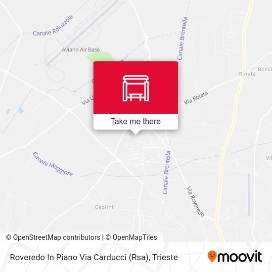 Roveredo In Piano Via Carducci (Nursing Home) map