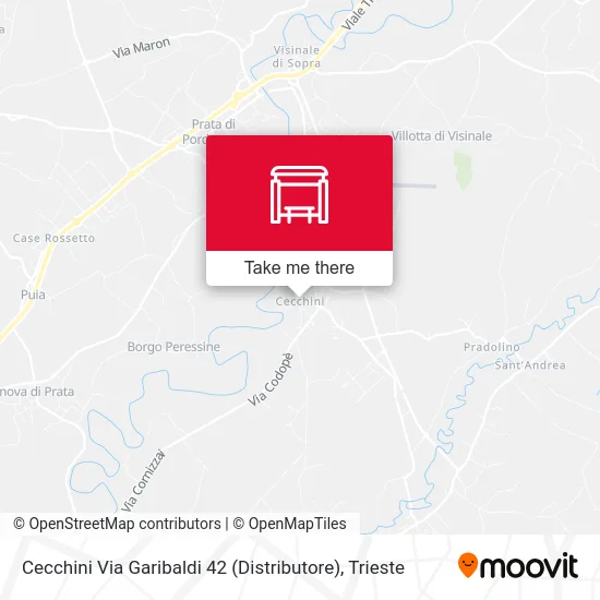 Cecchini Garibaldi Street 42 (Gas Station) map