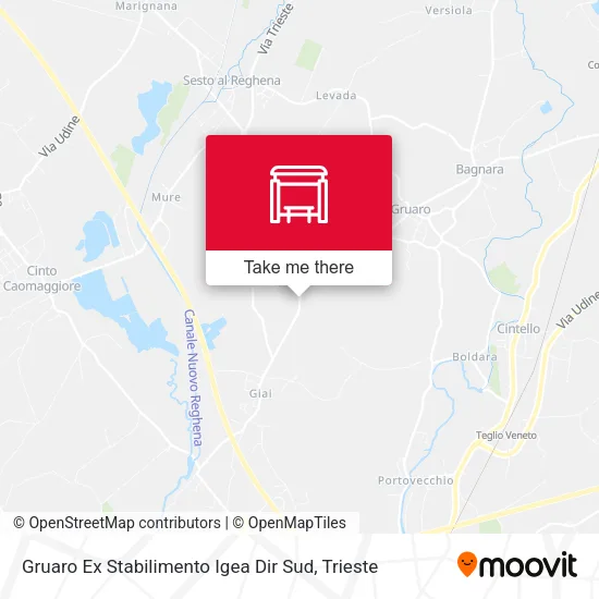 Gruaro Ex Stabilimento Igea Dir Sud map
