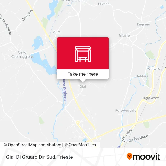 Giai Di Gruaro Dir Sud map