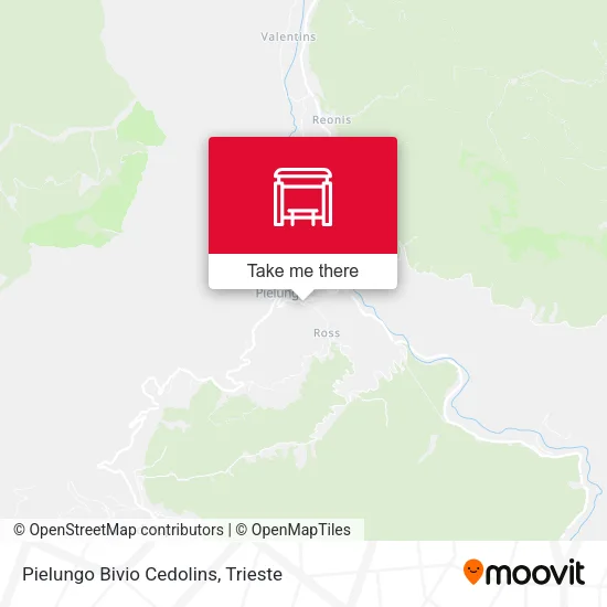 Pielungo Bivio Cedolins map