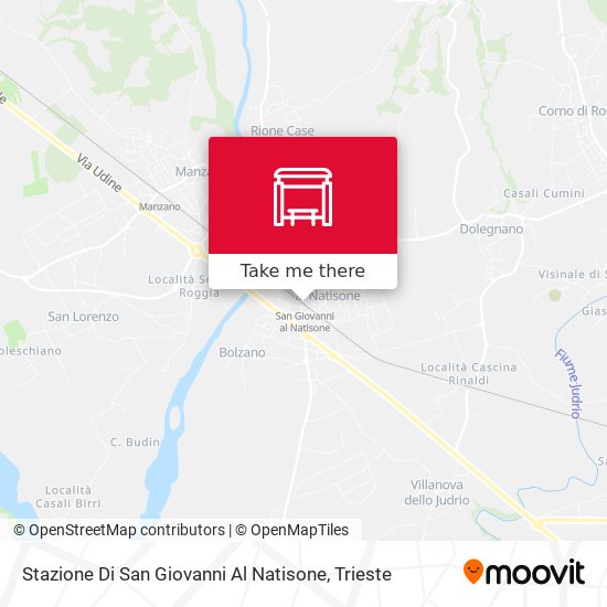 Stazione Di San Giovanni Al Natisone map