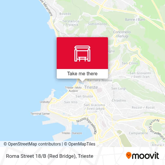 Roma Street 18/B (Red Bridge) map