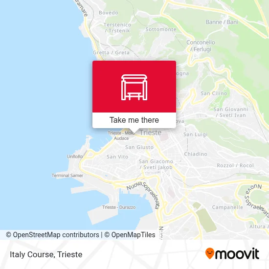 Italy Course map