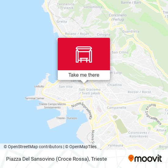 Piazza Del Sansovino (Croce Rossa) map