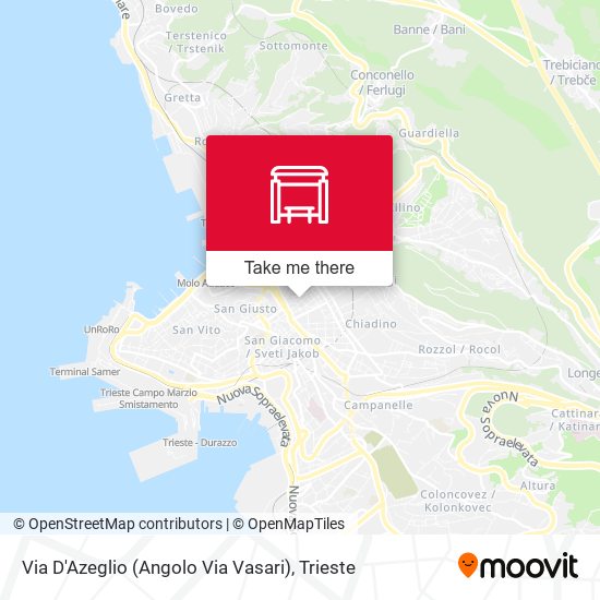 Via D'Azeglio (Angolo Via Vasari) map