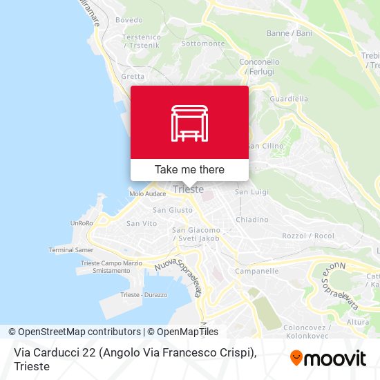 Via Carducci 22 (Angolo Via Francesco Crispi) map