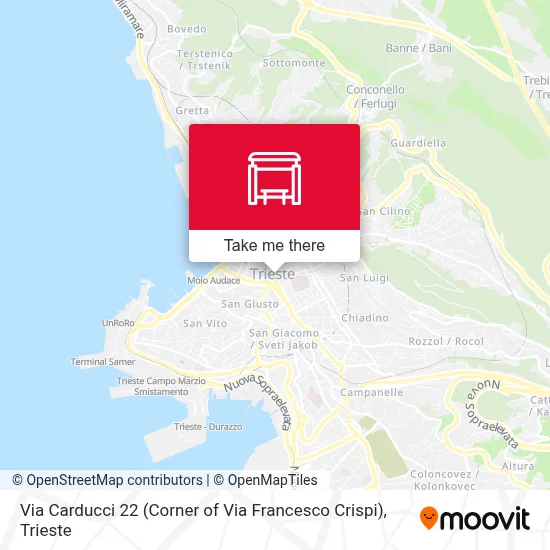 Via Carducci 22 (Corner of Via Francesco Crispi) map