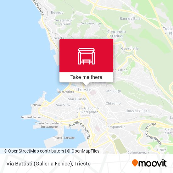 Via Battisti (Galleria Fenice) map