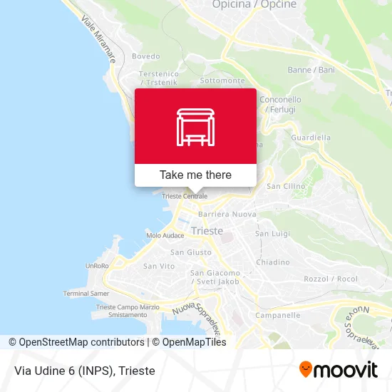 Via Udine 6 (INPS) map