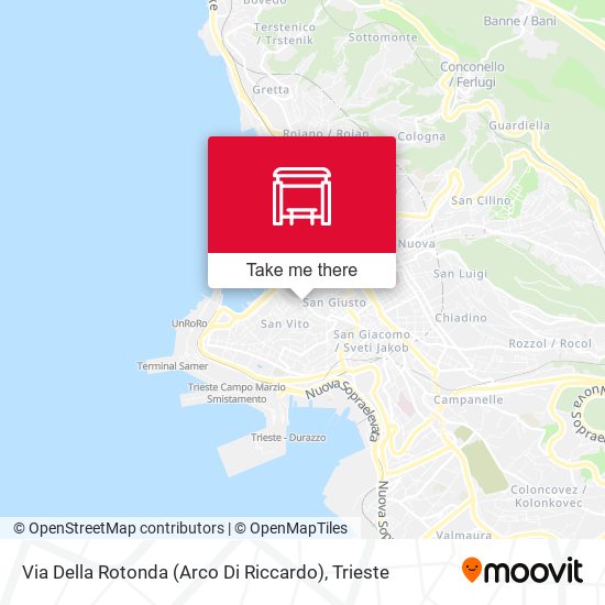 Via Della Rotonda (Arco Di Riccardo) map