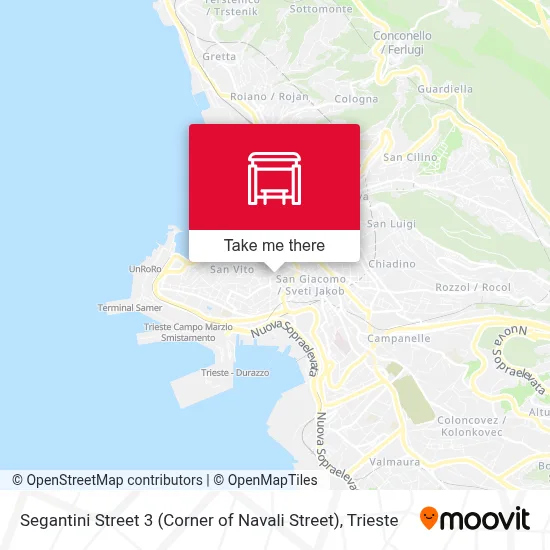 Segantini Street 3 (Corner of Navali Street) map