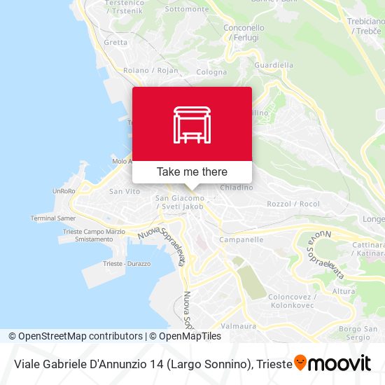 Viale Gabriele D'Annunzio 14 (Largo Sonnino) map