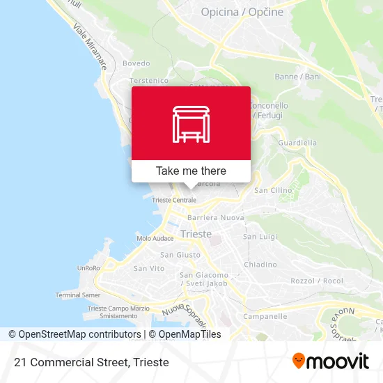 21 Commercial Street map