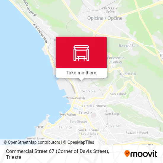 Commercial Street 67 (Corner of Davis Street) map