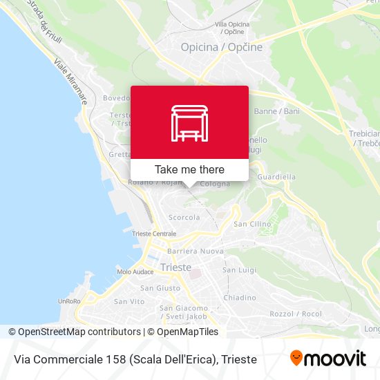 Via Commerciale 158 (Scala Dell'Erica) map