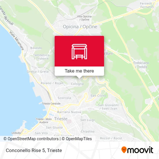 Conconello Rise 5 map