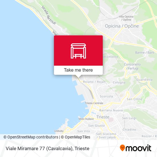 Viale Miramare 77 (Cavalcavia) map