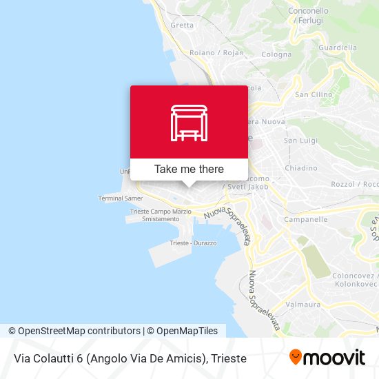 Via Colautti 6 (Angolo Via De Amicis) map