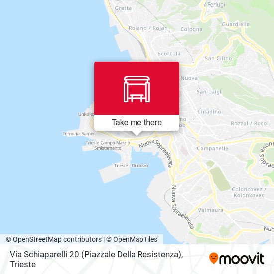 Via Schiaparelli 20 (Piazzale Della Resistenza) map