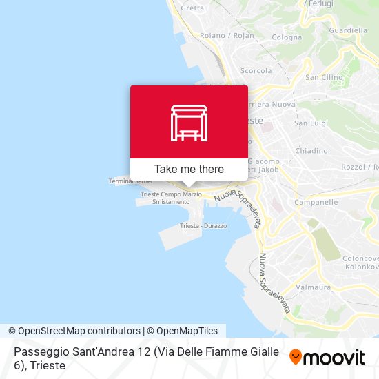 Passeggio Sant'Andrea 12 (Via Delle Fiamme Gialle 6) map