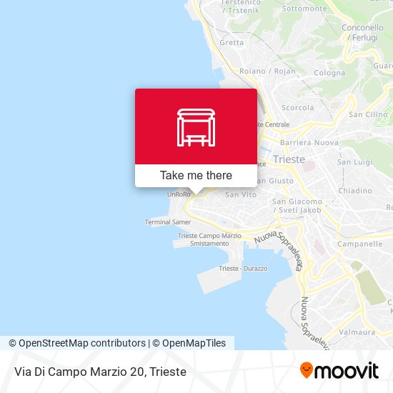 Via Di Campo Marzio 20 map