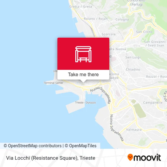 Via Locchi (Resistance Square) map