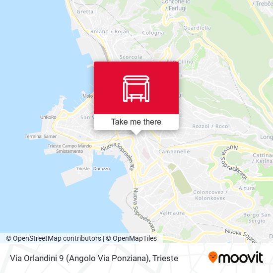 Via Orlandini 9 (Angolo Via Ponziana) map