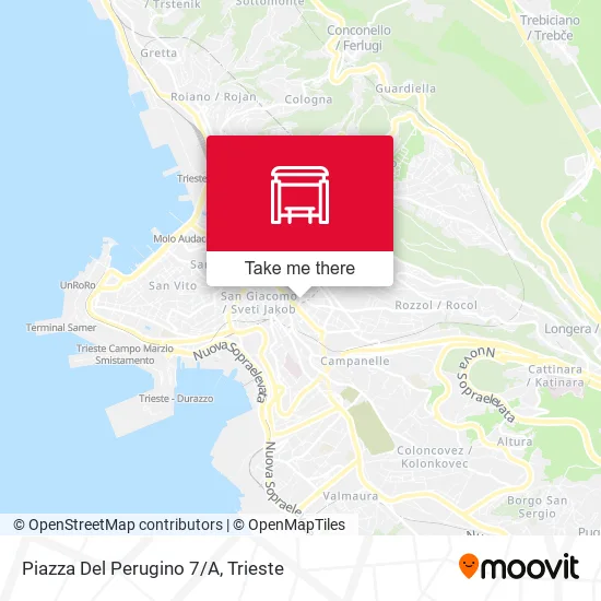 Piazza Del Perugino 7/A map